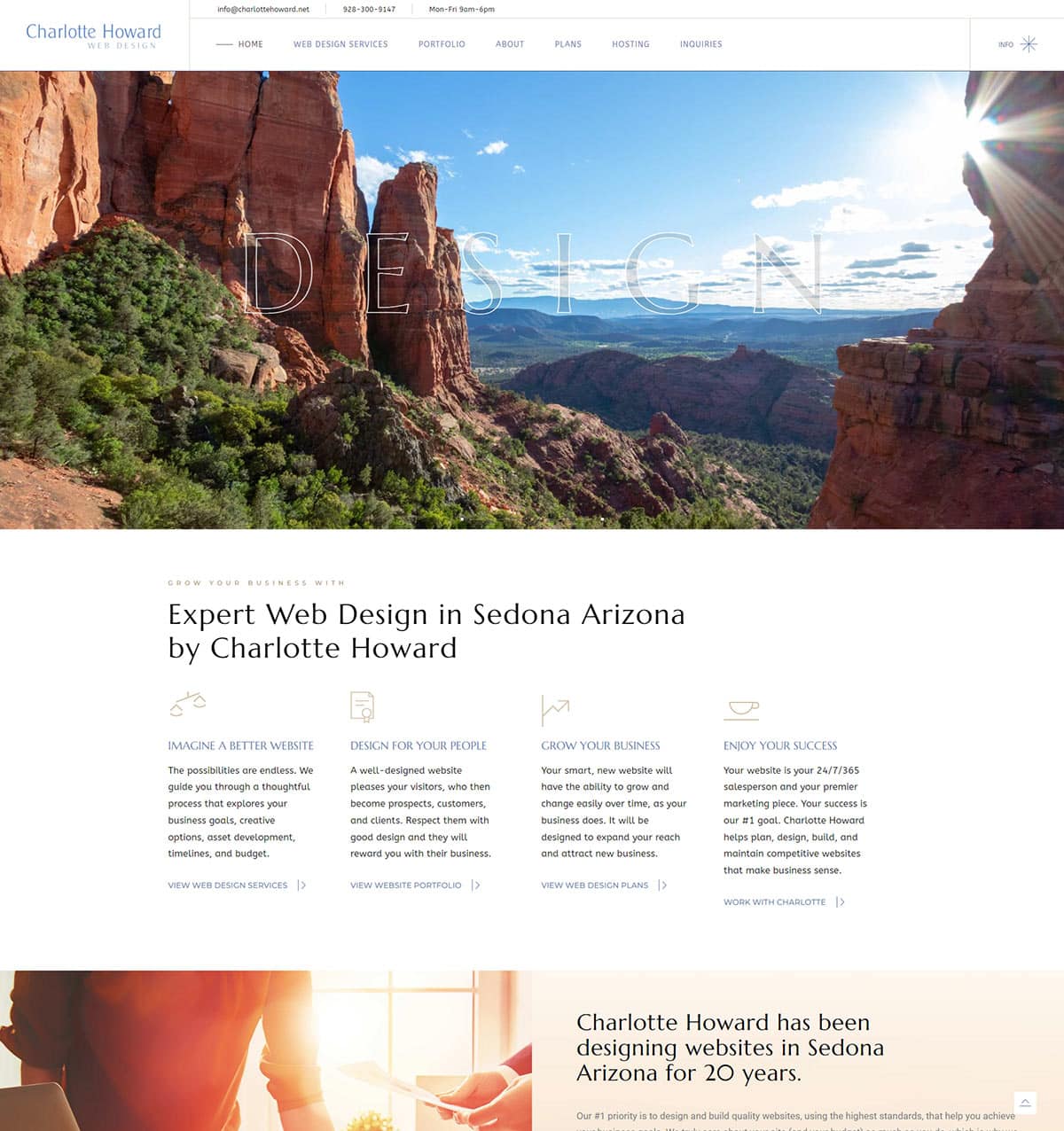 Stunning web design, Sedona Arizona website builder and SEO