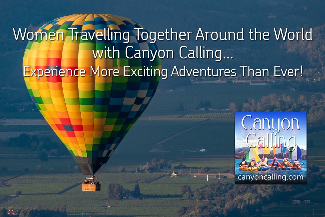 Women traveling together, small group tours with Canyon Calling Adventures for Women