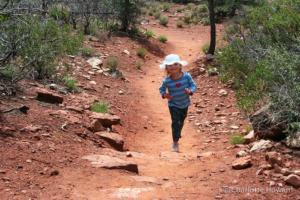 Kids love hiking in Sedona