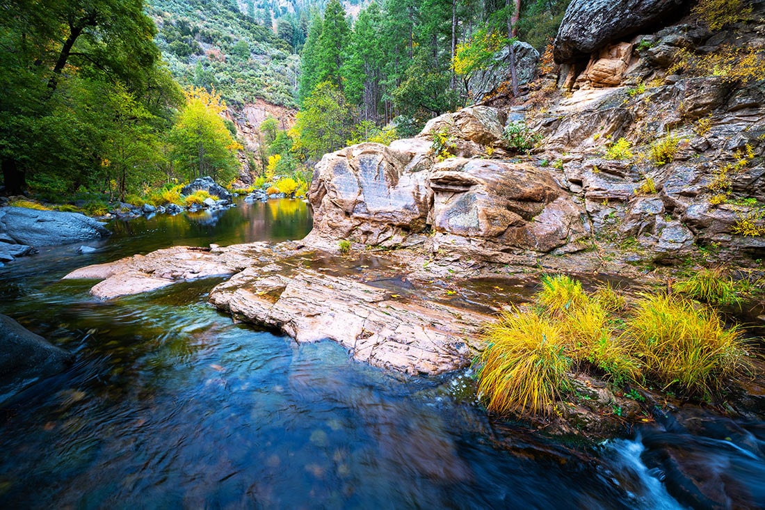 Sedona Oak Creek Canyon in the Autumn