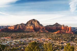 View of West Sedona from Airport Vortex and Overlook