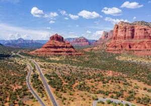 Sedona scenic byway through Red Rock Country